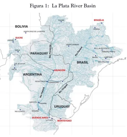 Figura 1:  La Plata River Basin