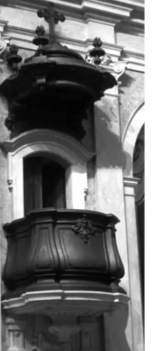Fig. 2. Imagem atual de um  dos púlpitos da igreja de  Nossa Senhora do Loreto,  em Lisboa
