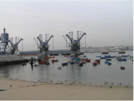 Figure 6 - Fishing community by the storage terminal 