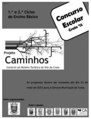 Figura 1  –  Cartaz de divulgação do concurso escolar (Fonte: Serra et al., 2012) 