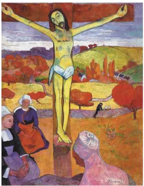 Figure 2. Paul Gauguin : Le Christ Jaune, 1889 52 .