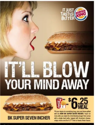 Figura 9: Burger King – “It’ll blow your mind away” 