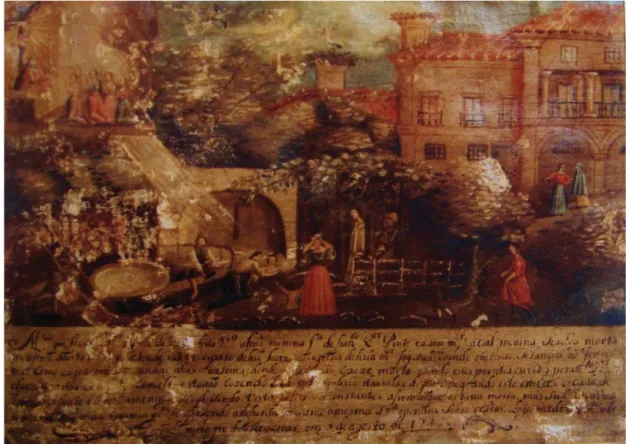 Fig.   3   The   Palace   of   Salvaterra   de   Magos   in   the   1740s (detail   from   an   exvoto   painting)  