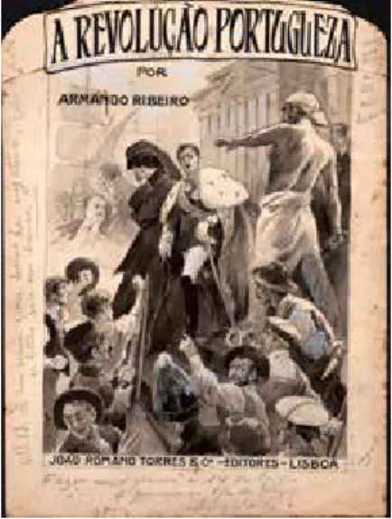 Figura 1. Autor desconhecido, ilustração para A revolução portugueza, tinta-da-china, s.d