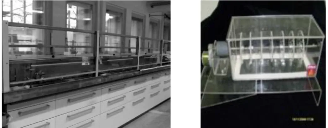Figure 7- Rotary disk reactor [15] (left); Horizontal lift reactor [4] (right). 