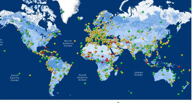 Figure 4: UNESCO World Heritage Sites  Source: UNESCO (2019) 