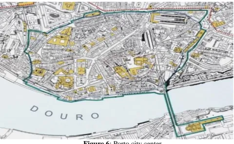Figure 6: Porto city center  Source: Porto Vivo (2018) 