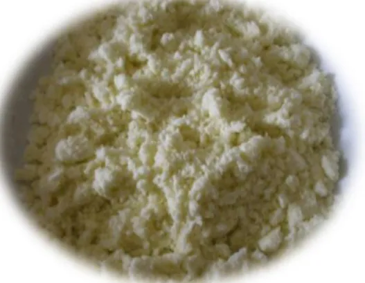 Figure 3. The powdered olive oil. 
