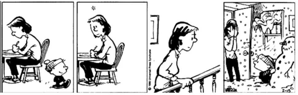 Figura 2.7: Watterson, Bill. Calvin and Hobbes. 1987. 43.
