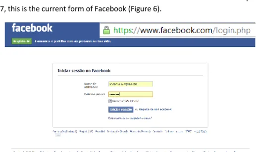 Figure 6: Facebook Login Page (December 2012) 