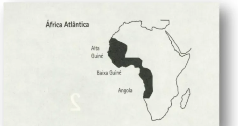 Figura 07   -     Figura da África Atlântica (PRIORE E VENÂNCIO, 2004, p. 32 )    