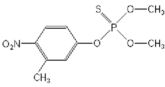 Figure 2- Structure of Fenitrothion 