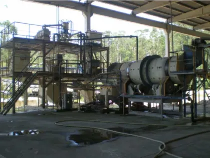 Figura 9: Mecanismo da lavagem 1 na empresa de extracção de  caulinos da Mota  Mineral em São Vicente de Pereira Jusã