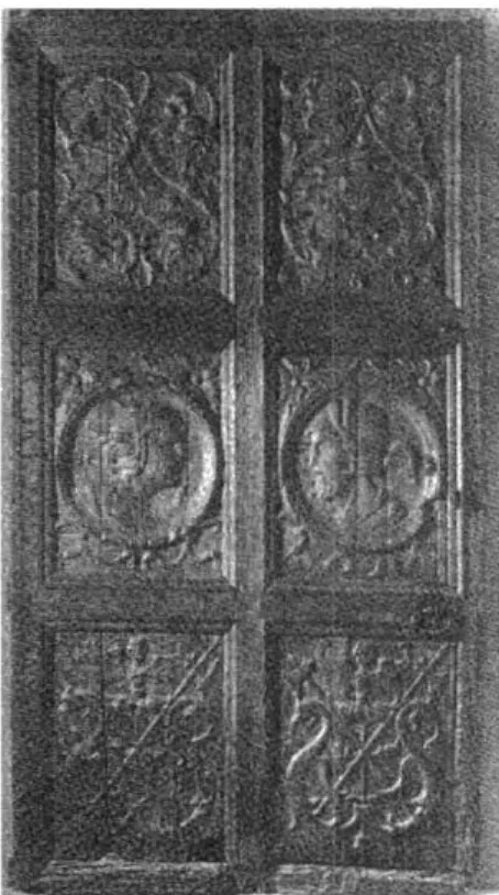 Fig. 49 - Armário (l.a metade do s. XVI). Museu de Portalegre; prov. Convento de S. Bernardo