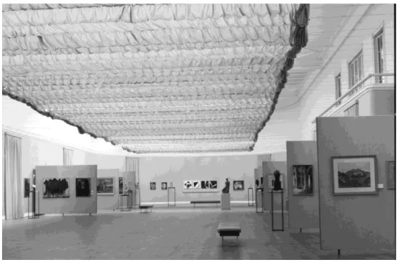 Fig. 8: Vista geral do salão expositivo da SNBA, 1957 