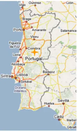 Figura 1: Mapa de Portugal