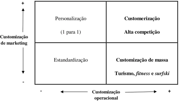 Figura 5 – Opções de customização  para os clientes finais .  Customização 