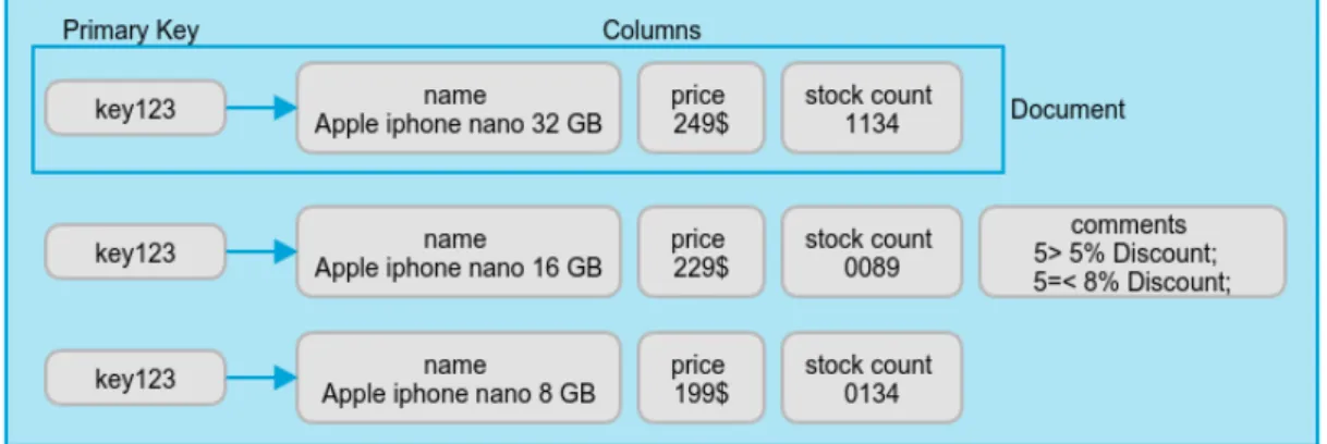 Figure 2.4: Document database store