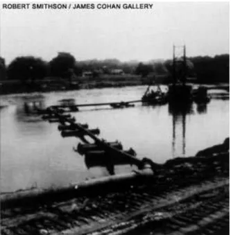 Fig.  3.  Robert  Smithson,  Monument  with  Pontoons:  The  Pumping  Derrick  /  Monuments  of  Passaic, New Jersey, 1967 