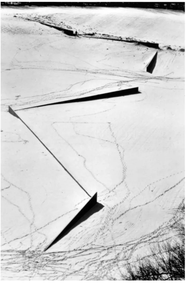 Fig. 14. Richard Serra, Shift, Canadá, 1970-72 