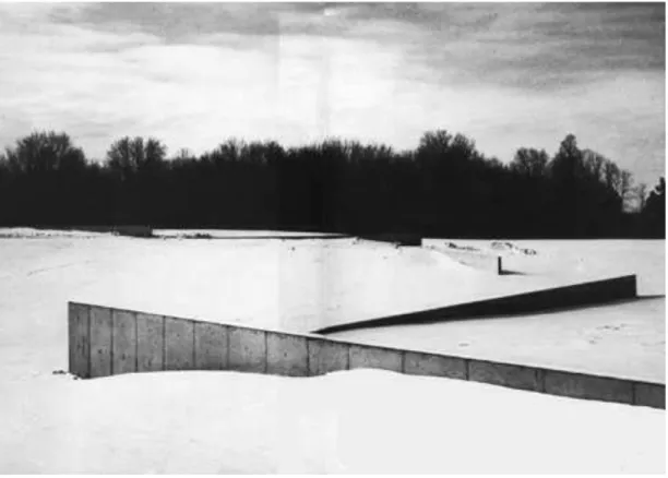 Fig. 15. Richard Serra, Shift, Canadá, 1970-72 