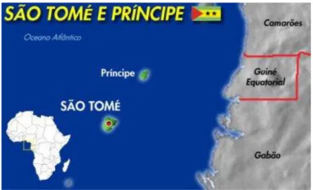 Figura 4. Mapa de São Tomé e Príncipe 