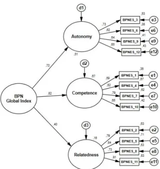 Figure 1: Standardized individual parameters for  the adaptation to sport domain 