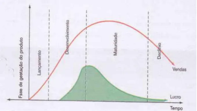 Figura 2 – Ciclo de vida do produto (Lindon et al., (2011)) 