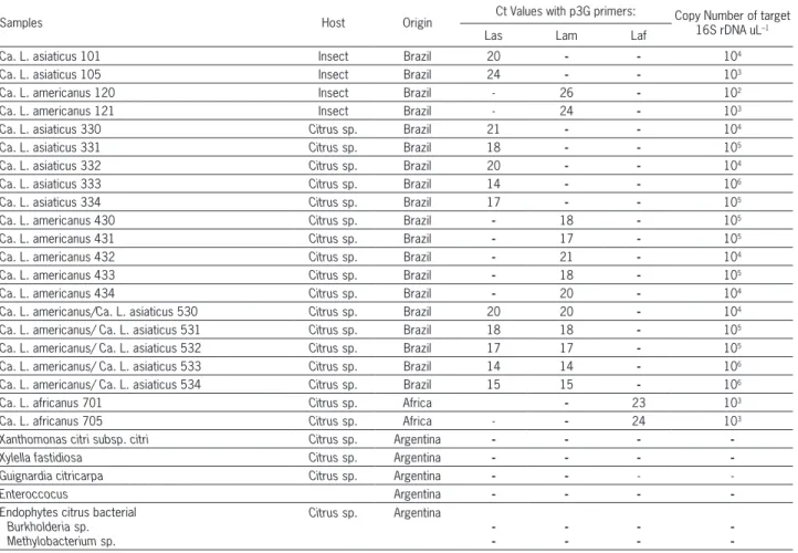 Figure 5 – Comparing sensitivity of SYBR Green quantitative PCR assays with p3G primers (left) and rplL as primers (right) for detection of “Ca