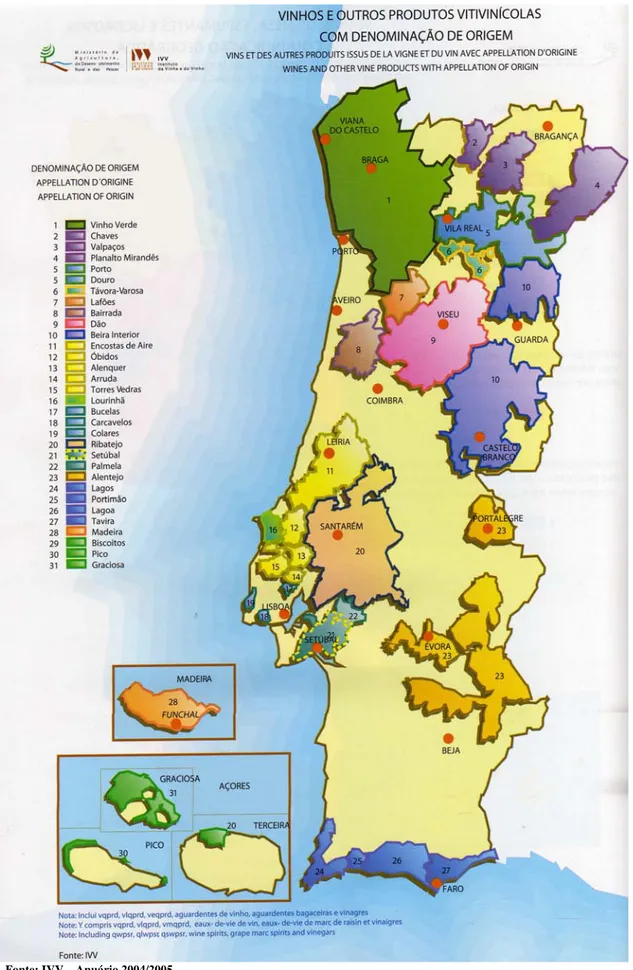 Figura 3-2 – Denominações de Origem 