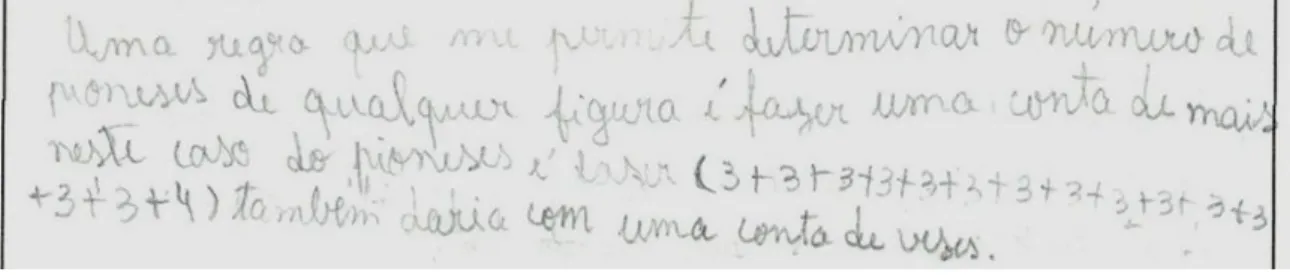 Figura 13 – Registo de Bruna, questão 4 - tarefa 1 