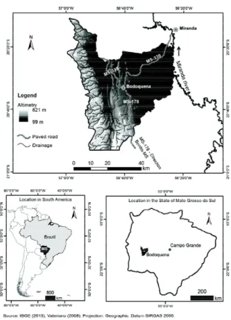 Figure 1 – Location of the study area.
