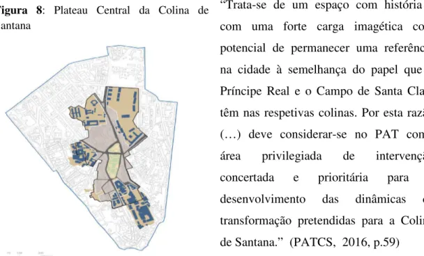Figura  8:  Plateau  Central  da  Colina  de  Santana 
