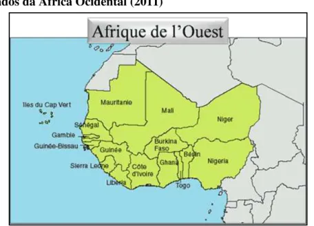 Fig. 2: Estados da África Ocidental (2011) 