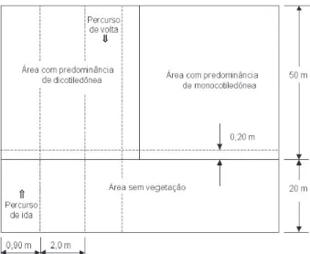 Figura 4 - Esquema da área experimental.