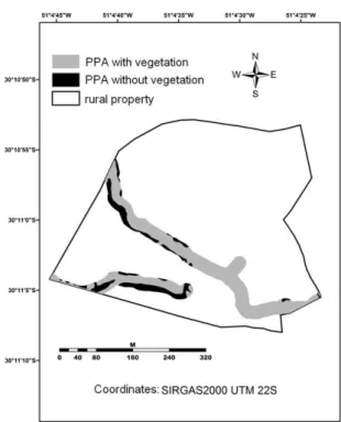 Table 2 presents data grouped by stratum of area of the properties and the total of sampled properties.