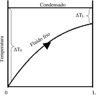 Figura 2.6 – Temperatura superficial uniforme (como num condensador) [28] 