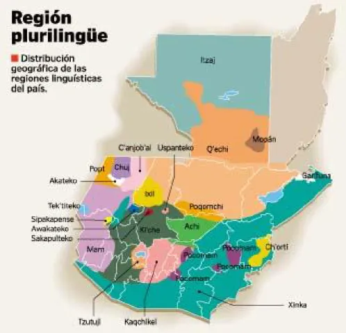 Figura 2. Mapa Lingüístico.  