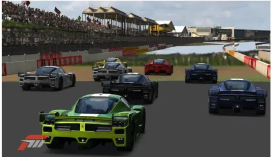 Fig. 04 - Corrida multiplayer do game Forza 4  