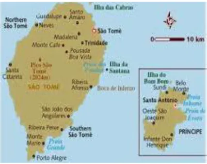 Figura 1. Mapa de São Tomé e Príncipe             