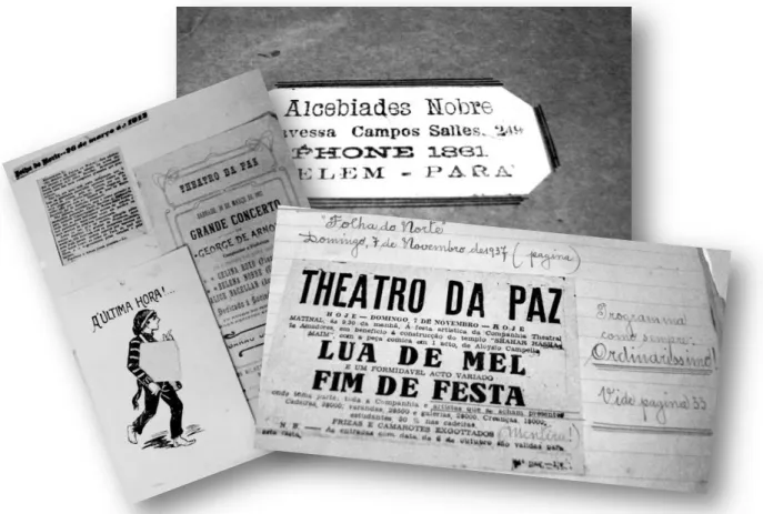 Figura  11:  Coleção  Alcebíades  Nobre  na  Coleção  Vicente  Salles:  a  documentação  que  o  historiador recuperou do lixo do Teatro da Paz, em 1953 © Rose Silveira.