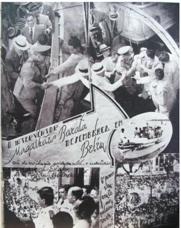Figura 4: A chegada de Magalhães Barata a Belém em 1943. 