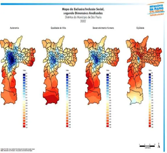 FIGURA 2: Mapa da exclusão/inclusão social.  6