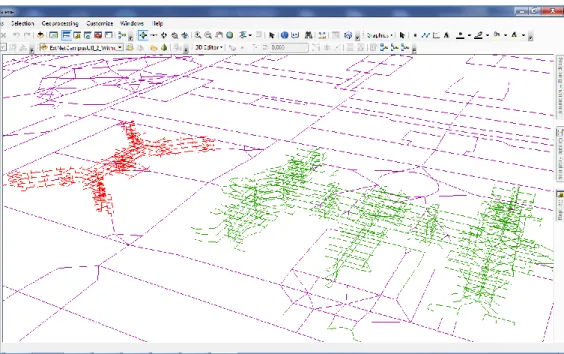 Figure 9: 3D view of the Outdoor and Indoor Network
