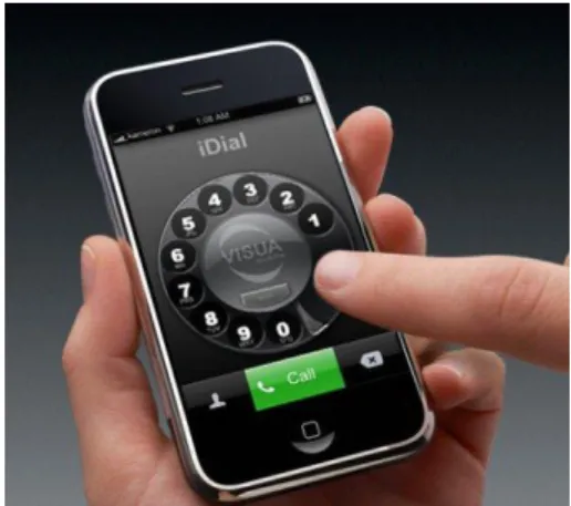 Figura 1  –  iPhone: o primeiro celular com tela  sensível ao toque 
