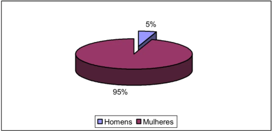 Figura 1: Distribuição dos respondentes por sexo 