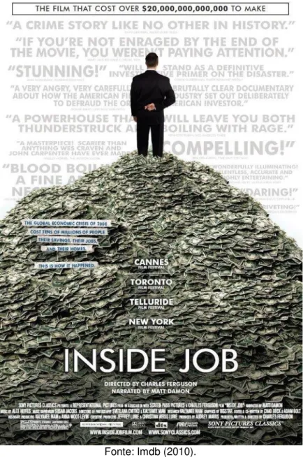 Fig. 1  –  Cartaz do documentário Inside Job (2010) 