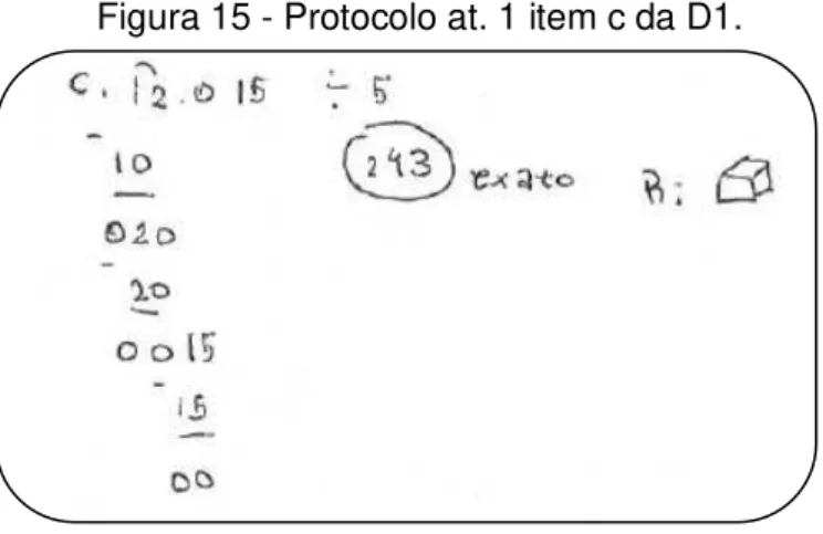 Figura 15 - Protocolo at. 1 item c da D1. 