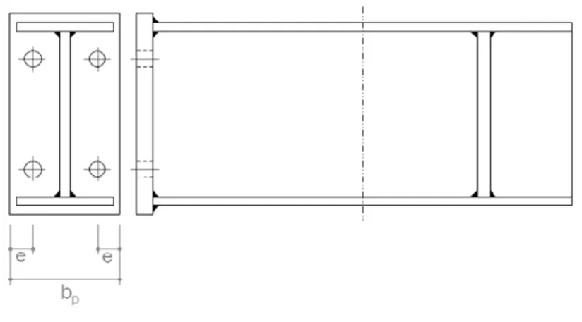 Figure 2 - Schematics for beam and prototype 