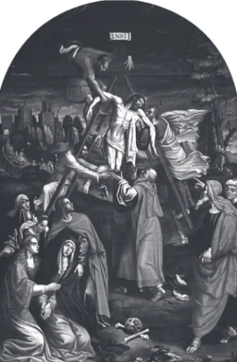 Figura 92. Descida da Cruz, pintura de Pedro Nunes, 1620,   Capela do Esporão da Sé de Évora
